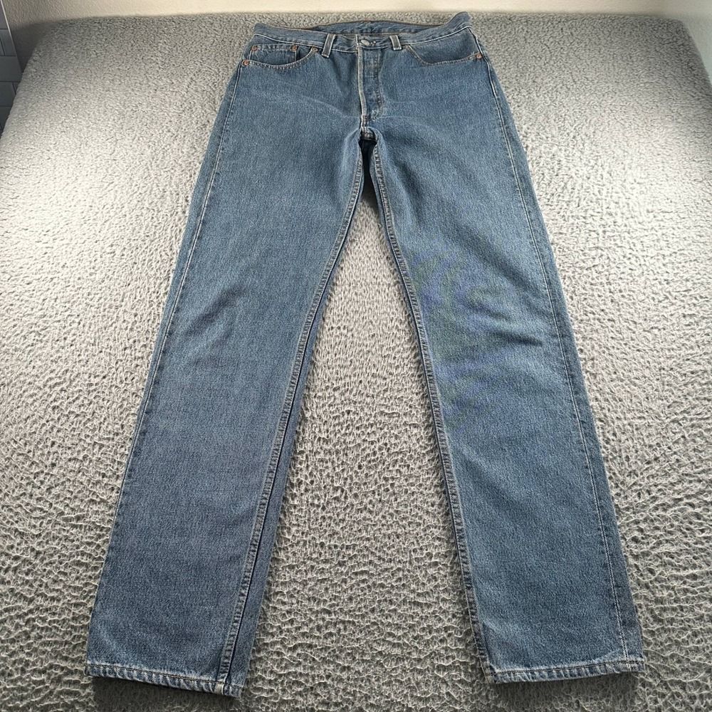 Vtg Levis 501 Jeans Mens W33 L34 Straight Leg Blue 1993 Made in USA